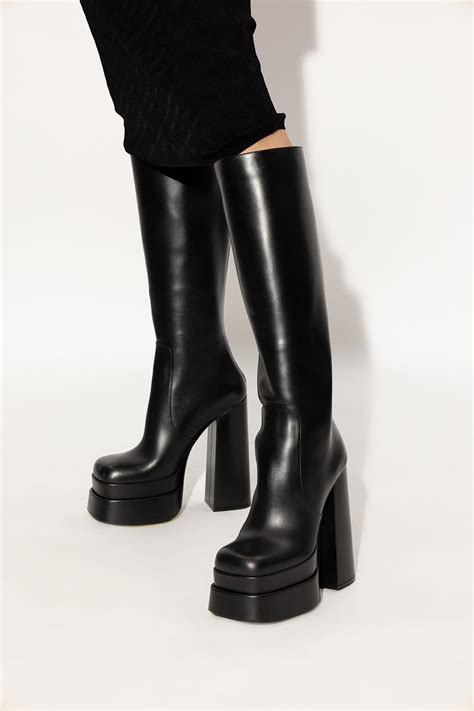 versus versace boots|Versace boots platform.